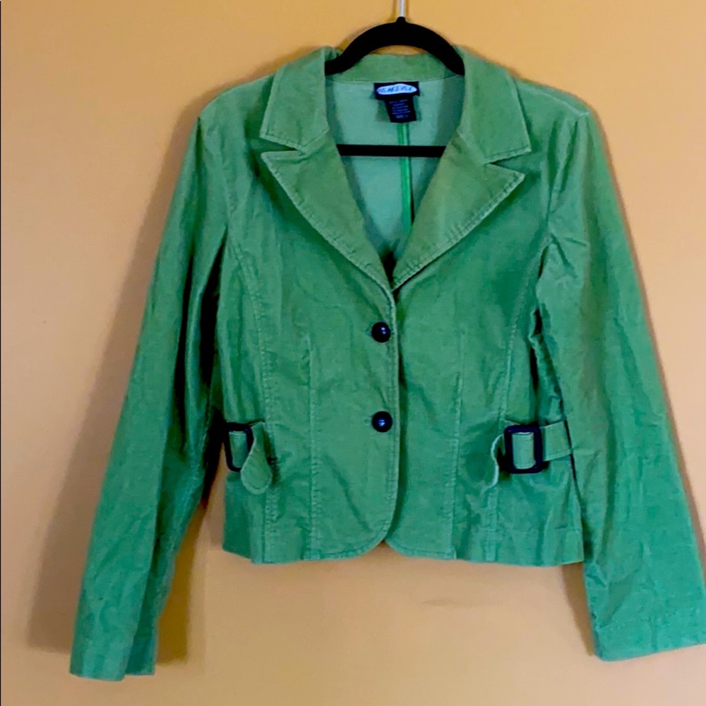 Lime Green Corduroy Jacket